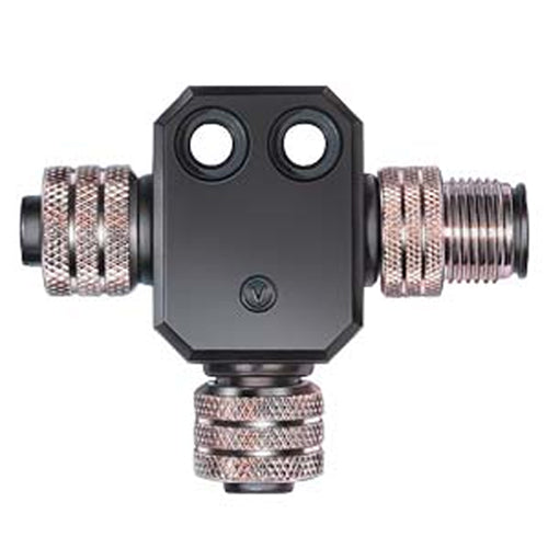 Siemens 3RK1901-1TR00, AS-Interface Accessory IP68 T-Distributor U_ASi and Uaux for Round Cable 1 x M12 Connector, 2 x M12 Socket