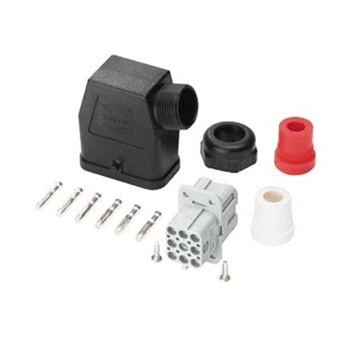 Siemens 3RK1902-0CB00, Connector Set, Infeed 6 x 4 mm2, 9-Pole, Complete with PG16 Cable Entry