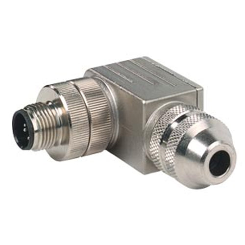 Siemens 3RK1902-1DA00, M12 Socket for PROFIBUS Angled, 5-Pole, B-Encoded Screw Terminal No Terminating Resistor