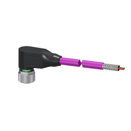 Siemens 3RK1902-1GB30, Bus Cable for PROFIBUS Pre-Assembled at One End 1xM12 Angled, Pin 2-Core, Shielded Length 3 m