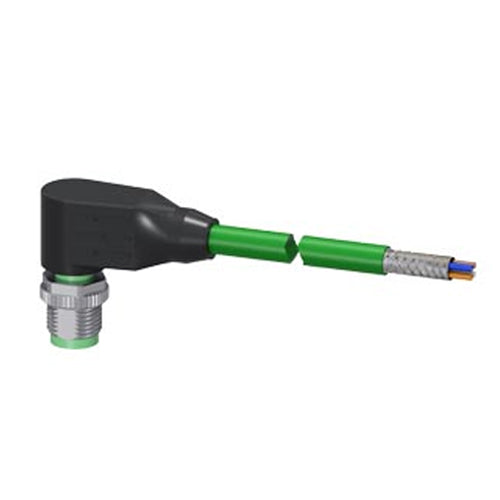 Siemens 3RK1902-2HC10, Bus Cable for PROFINET Pre-Assembled at One End 4-Core, Shielded Pre-Assembled with 1 x M12 D-Encoded Length 10 m