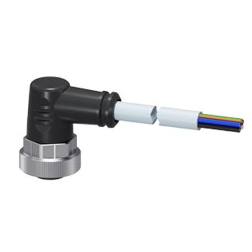 Siemens 3RK1902-3GC10, Power Line 7/8" for 24 V Connected and Unconnected Assembled with 1 x 7/8" One Side Angled, 1.5 mm2 Socket, 5-Pole, Length 10 m