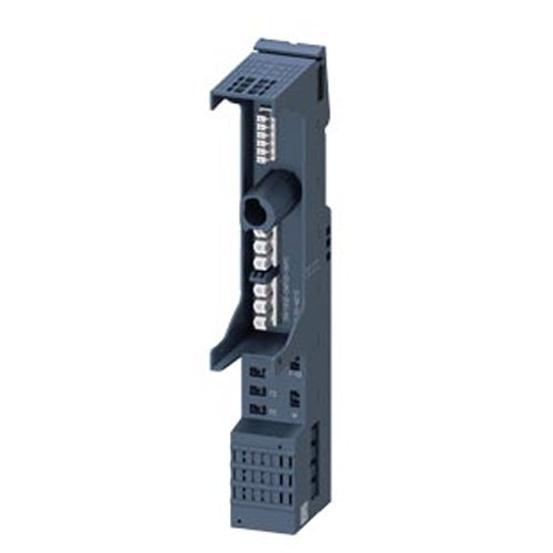 Siemens 3RK1908-0AP00-0KP0, Base Unit (BU30-MS10) With F-DI Infeed For ET 200SP Motor Starter Without Infeed Incl. Infeed Bus Cover