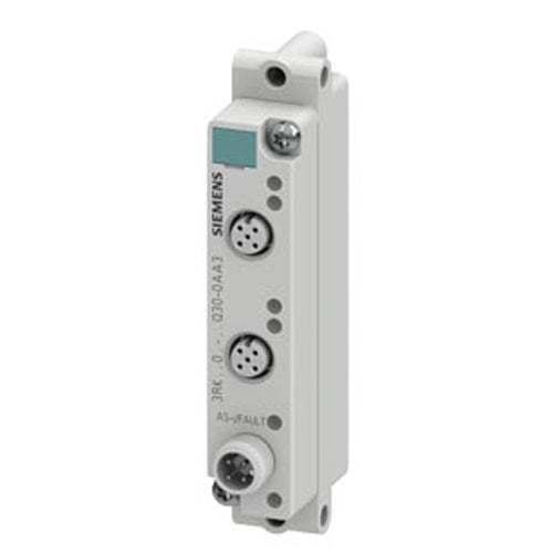 Siemens 3RK2200-0CQ30-0AA3, AS-i Compact Module K20 Digital A/B slave, 4 DI, IP67 2 x 2 Inputs, Maximum 200 mA 2 x M12 Sockets With Y Assignment