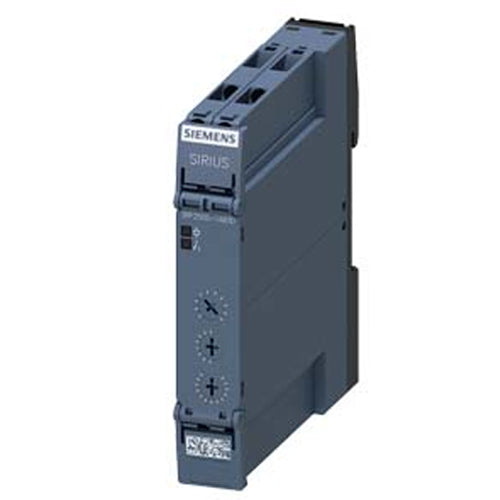 Siemens 3RP2505-1AW30, Timing Relay, Multifunction 1 Change-Over Contact, 13 Functions 7 Time Ranges (0.05 s...100 h) 12...240 V AC/DC at 50/60 Hz AC with LED, Screw Terminal