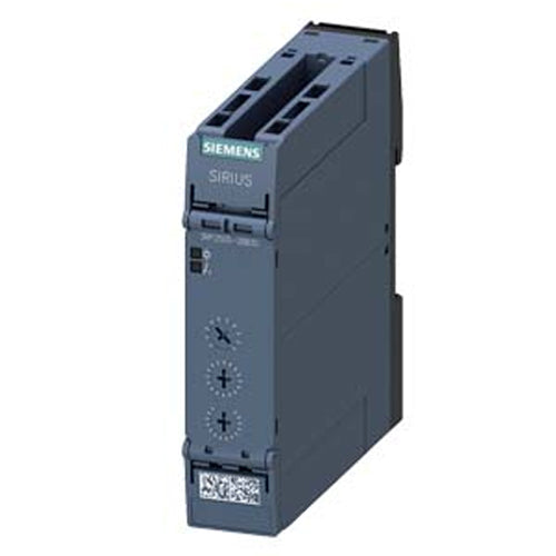 Siemens 3RP2505-2BW30, Timing Relay, Multifunction 2 Change-Over Contacts, 27 Functions 7 Time Ranges (0.05 s...100 h) 12-240 V AC/DC at 50/60 Hz AC with LED Spring-Type Terminal (Push-In)