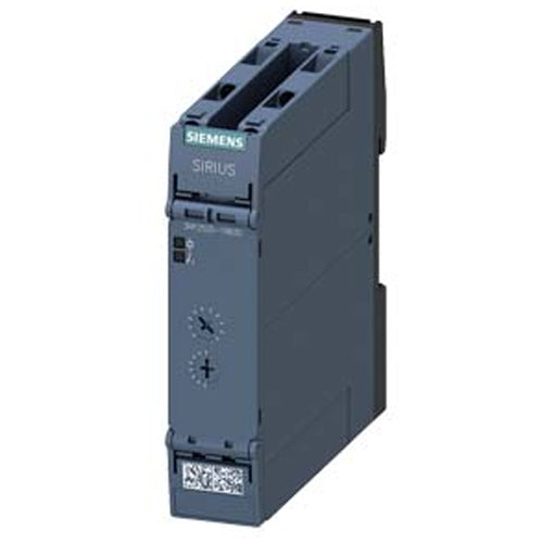 Siemens 3RP2525-1BW30, Timing Relay, Electronic On-Delay 2 Change-Over Contacts, 7 Time Ranges 0.05 s...100 h 12-240 V AC/DC at 50/60 Hz AC with LED, Screw Terminal