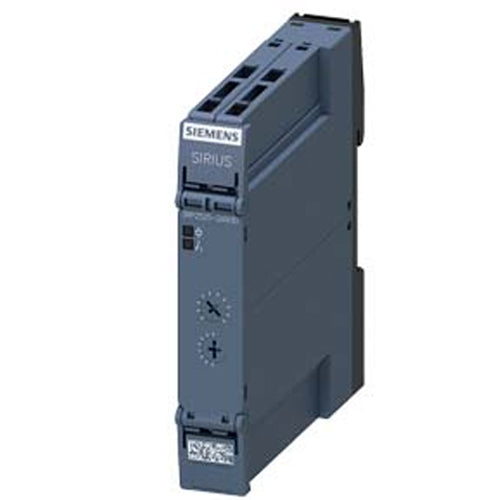 Siemens 3RP2525-2AW30, Timing Relay, Electronic On-Delay 1 Change-Over Contact, 7 Time Ranges 0.05 s...100 h 12-240 V AC/DC at 50/60 Hz AC with LED, Spring-Type Terminal (Push-In)