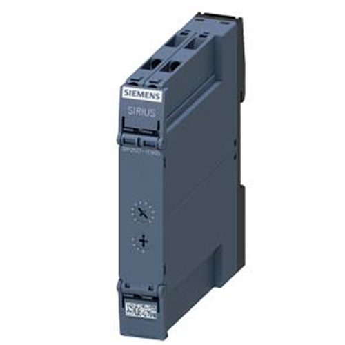 Siemens 3RP2527-1EW30, Timing Relay, Electronic Slow-Operating 1 NO (Semiconductor) 2-Wire 4 Time Ranges 0.05...240 s 12-240 V AC/DC Screw Terminal