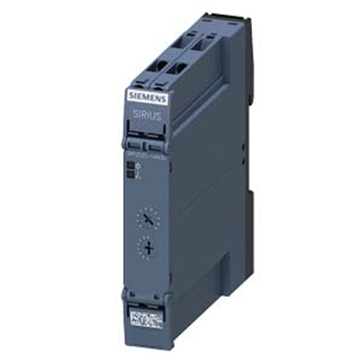Siemens 3RP2535-1AW30, Timing Relay, OFF Delay with Control Signal 1 Change-Over Contact, 15 Time Ranges 0.05 s...100 h 12-240 V DC, Wide Voltage Range at 50/60 Hz AC with LED, Screw Terminal
