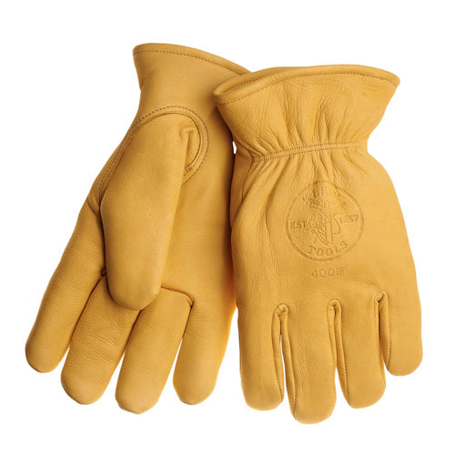Klein Tools 40018, Cowhide Gloves with Thinsulate™, X-Large, Insulated, Yellow