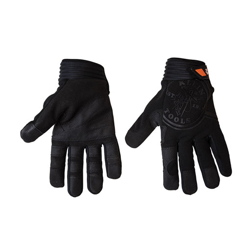 Klein Tools 40232, Journeyman Wire Pulling Gloves, M, Black