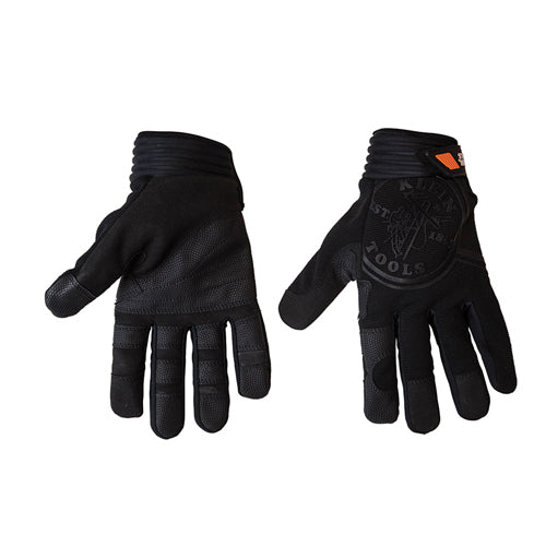 Klein Tools 40233, Journeyman Wire Pulling Gloves, L, Black