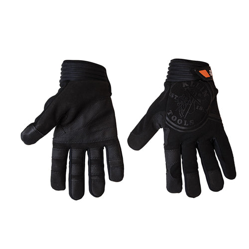 Klein Tools 40234, Journeyman Wire Pulling Gloves, XL, Black