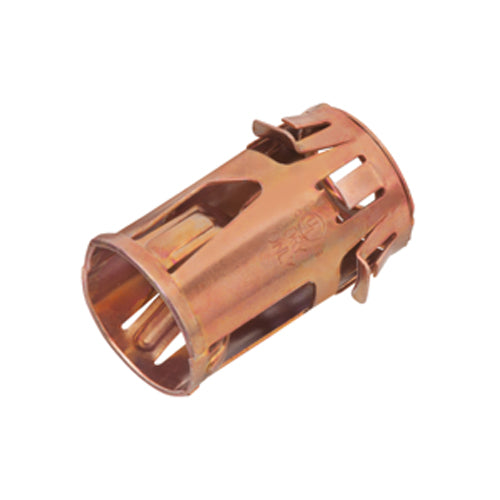 Arlington 4050STS, 3/8" Steel SNAP²IT Connector, Copper, Install Into a 1/2" Knockout, 50 Packs