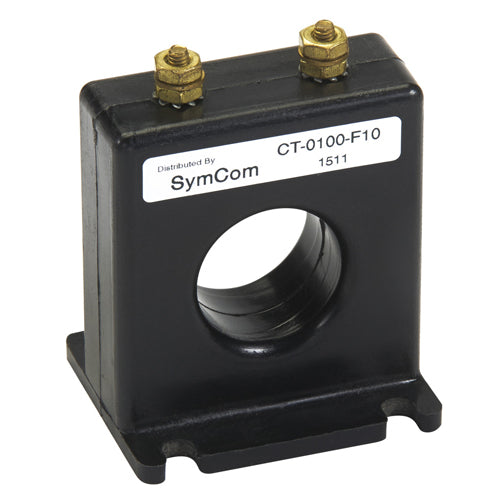 Littelfuse CT-0100-F10, CT Series,Current Transformer, Footed Style, 600V, 100:5 Current Ratio, 1.0'' Window Size
