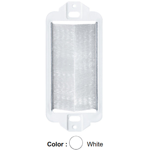 Leviton 41075-DBW, Decora Brush Passthrough Insert, White