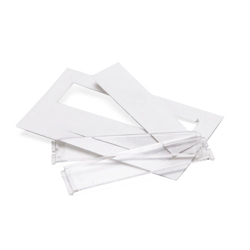 Leviton 41080-IDW, Labels and Windows for Wallplates and Housings, 10 Packs