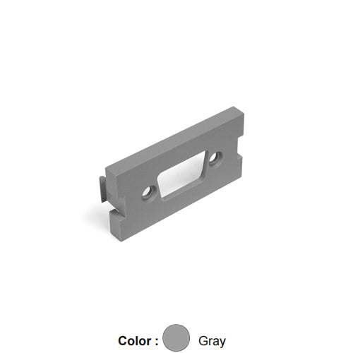 Leviton 41291-DBG, VGA HD15 Empty Multimedia Outlet System (MOS) Module, Gray (HD15 Connector not Included)