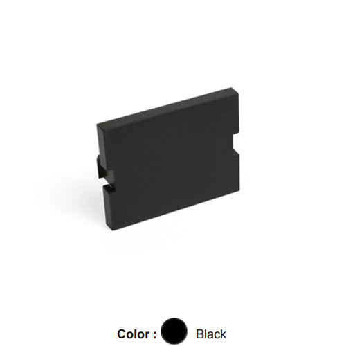 Leviton 41294-2BE, Blank Multimedia Outlet System (MOS) Module, 1.5 Units High, Black, 2 Packs