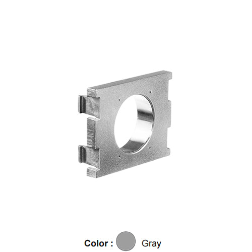 Leviton 41297-2PG, Multimedia Outlet System (MOS) Passthrough Module, 1.5 Unit High, Gray, 2 Packs