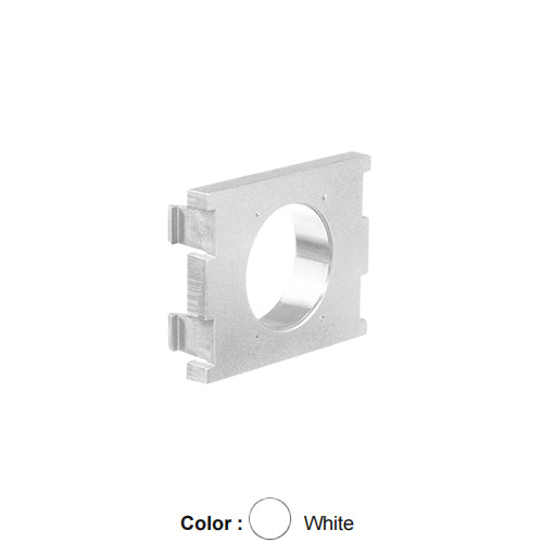 Leviton 41297-2PW, Multimedia Outlet System (MOS) Passthrough Module, 1.5 Unit High, White, 2 Packs