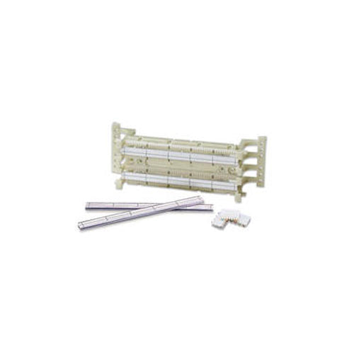 Leviton 41AB2-1F5, Cat 5e 110-Style Wall-Mount Wiring Block Kit, Includes 100-Pair Block with Legs, Labels, and (20) C-5 Clips