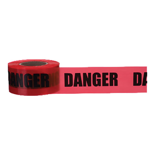 Ideal Industries 42-051, Barricade Tape, "Danger High Voltage", Red, 3" x 1,000'