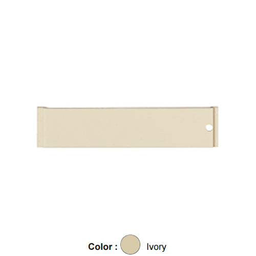 Leviton 42081-IDI, Identification Windows Screw Covers for Stainless-Steel and Angled Wallpates with ID Windows, Ivory