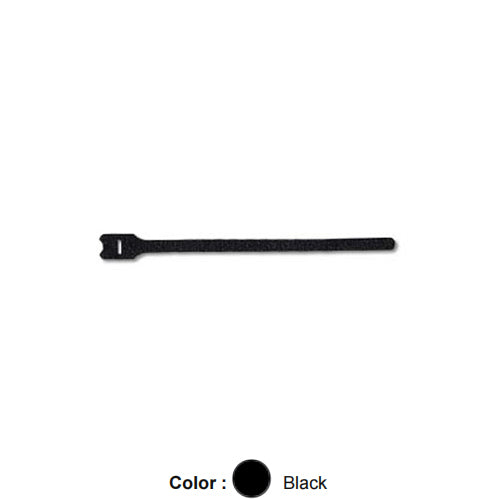 Leviton 43112-12, 12 inch Recloseable Hook & Loop Tie Wraps, Black (25 Per Pack)