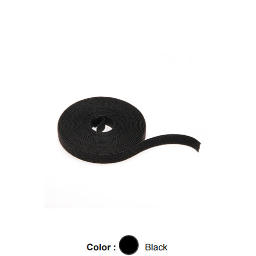 Leviton 43115-15, 15 Ft Hook & Loop Bulk Roll, Black