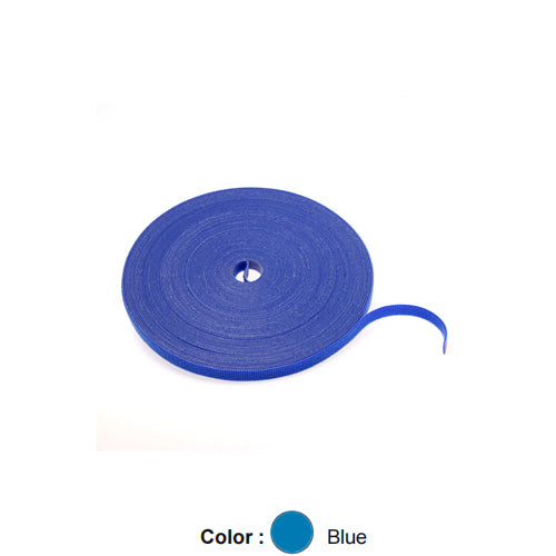 Leviton 43115-75L, 75 Ft Hook & Loop Bulk Roll, Blue