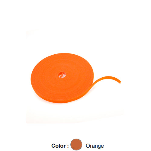 Leviton 43115-75O, 75 Ft Hook & Loop Bulk Roll, Orange