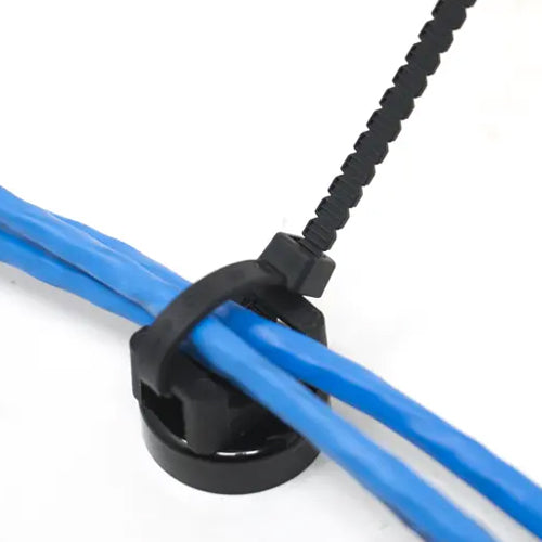 Rack-A-Tiers 43812, Twist N' Tear Cable Ties, 12" Black, 100 Packs