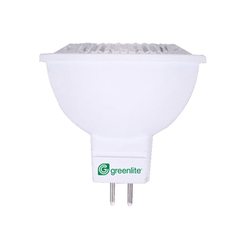 Greenlite 44273, 6.5W/MR16/50K, LED Spot Light, 6.5W MR16 Dimmable 50W Equivalent, 12V, 5000K Daylight, 520 Lumens, GU5.3 2-Pin Base, 12 Packs