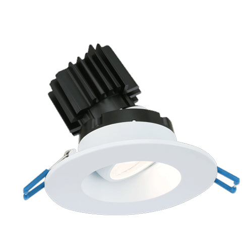 Lotus LRG3-5CCT-HO-WH, 3" Round White Regressed Gimbal LED High Output 11W, 120VAC, 5CCT, 920-1050 Lumens, Dimmable, 38° Beam Angle