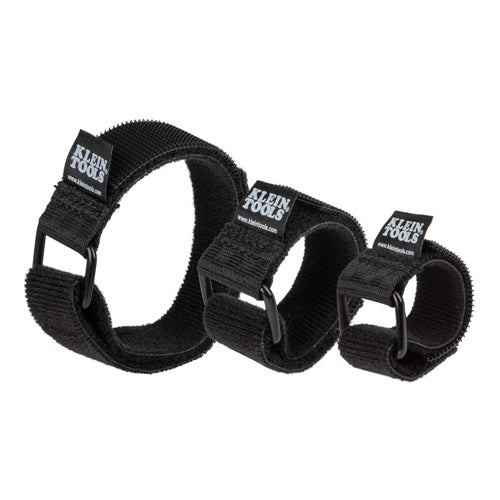 Klein Tools 450-600, Hook and Loop Cinch Straps, 6-Inch, 8-Inch and 14-Inch Multi-Pack
