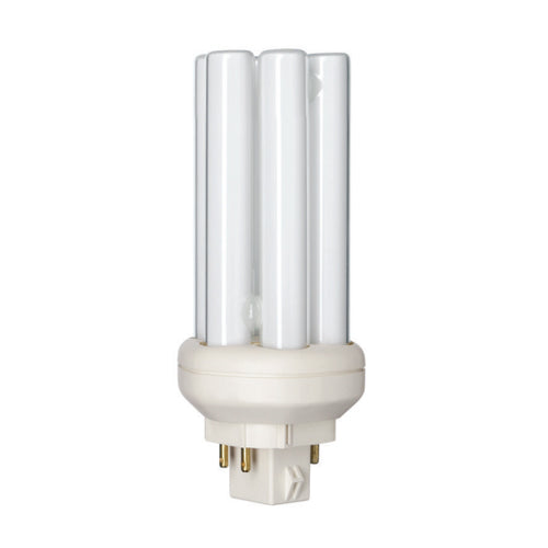 Philips Lighting 458232, PL-T 18W/835/A/4P/ALTO, PL-T Triple 4-Pin Compact Fluorescent Lamp, GX24Q-2 Base, 18W, 4100K Cool White, 80+ CRI, Dimmable, 10 Packs