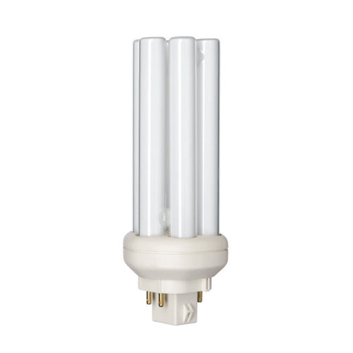 Philips Lighting 458257, PL-T 26W/830/A/4P/ALTO, PL-T Triple 4-Pin Compact Fluorescent Lamp, GX24Q-3 Base, 26W, 3000K Warm White, 80+ CRI, Dimmable, 10 Packs
