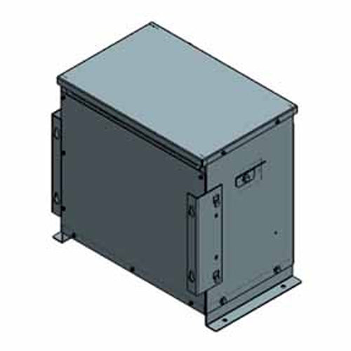 Electric Power 45J4P6D3T0, 45KVA, General Purpose Step Down Isolation Transformer, 1 Phase, Primary 240V, Secondary 220V,  Copper