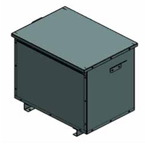 Electric Power 45K5SC4N1T2, 45KVA, General Purpose Isolation Transformer, 3 Phase,  Primary 600D, Secondary 600Y/347V, Copper