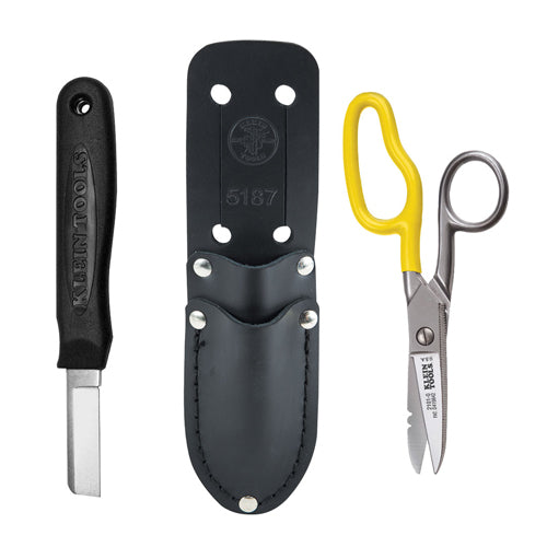 Klein Tools 46039, Cable Splicer's Kit with Free-Fall Snip