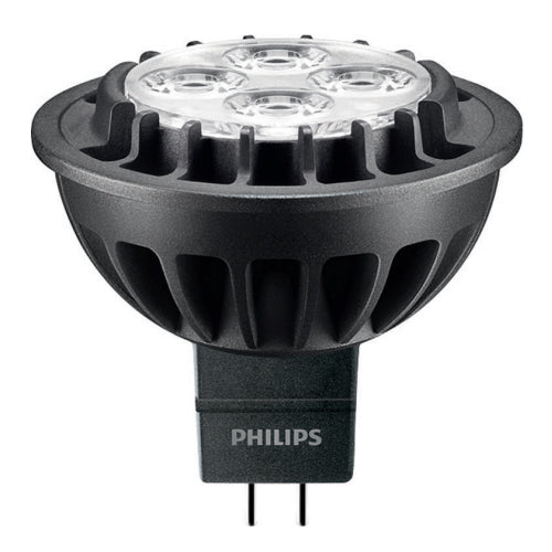 Philips Lighting 461566, 7MR16/LED/S15/840/DIM AF2, LED MR16, 7W, GU5.3 Base, 12V, 3000K Warm White, 500 Lumens, 90CRI, Dimmable, 25 Deg. Beam Angle, 10 Packs