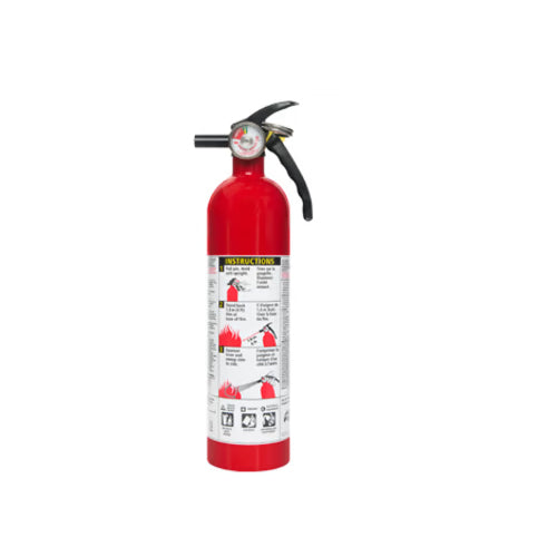 Kidde 466296MTL, 1-A:10-B:C Multipurpose Home Series Red Fire Extinguisher, 2.5 Lbs, Suitable for use on Most Common Fires