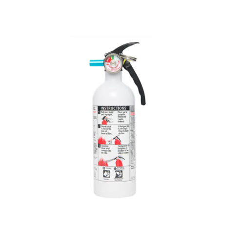 Kidde 468031MTL, 5-B:C Kitchen/Garage Home Series White Fire Extinguisher, 2 Lbs