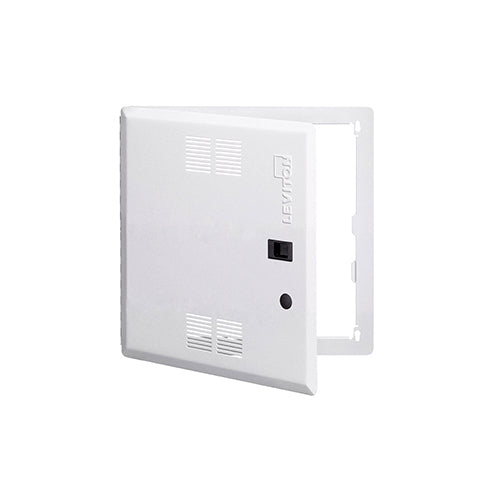 Leviton 47605-14S, 14'' Structured Media Premium Vented Hinged Door, Metal, White