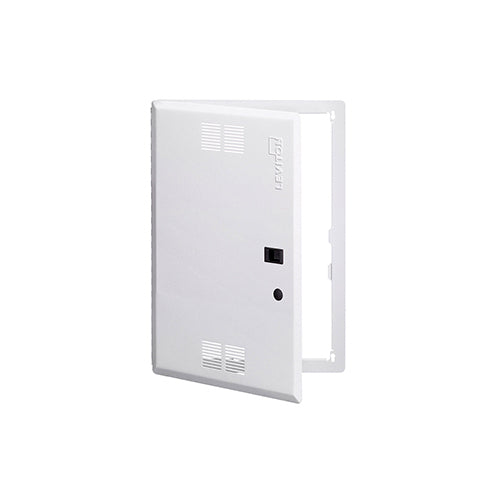 Leviton 47605-21S, 21'' Structured Media Premium Vented Hinged Door, Metal, White