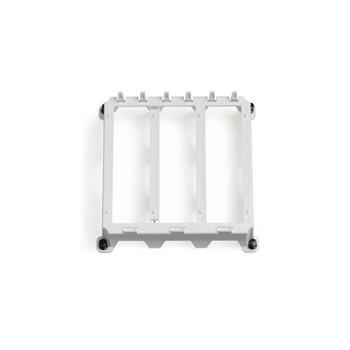 Leviton 47612-HBK, Compact (6'' Width) Expansion Plastic Bracket for up to Three Expansion Boards, White