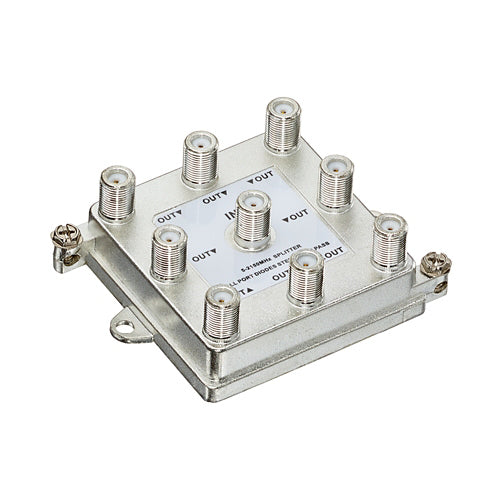 Leviton 47690-G8, 1 x 8 (8-Way) Passive Video Splitter