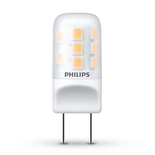 Philips Lighting 477208, LED G8 Capsule, 2.2 W, 200 Lumens, 3000K Warm White, 80 CRI, 120V, G8 Base, Non-Dimmable, 6 Packs
